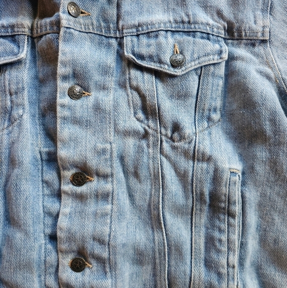 Rare Vintage Embroidered Elvis Lightweight Denim Jacket - Picture 4 of 4